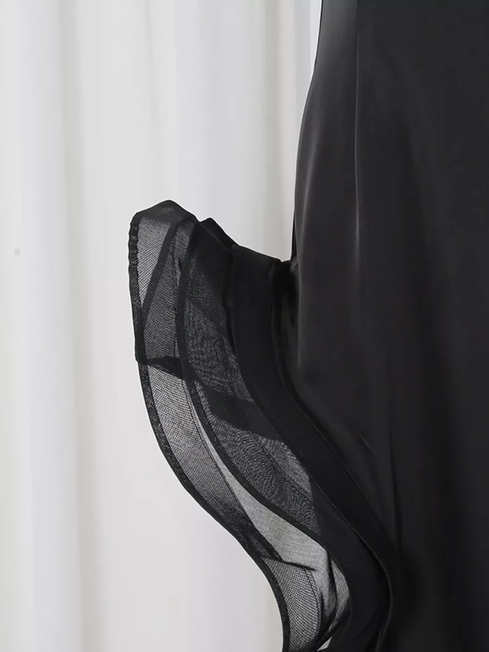 Spaghetti Strap Ruffle Slit Maxi Dress, image 13