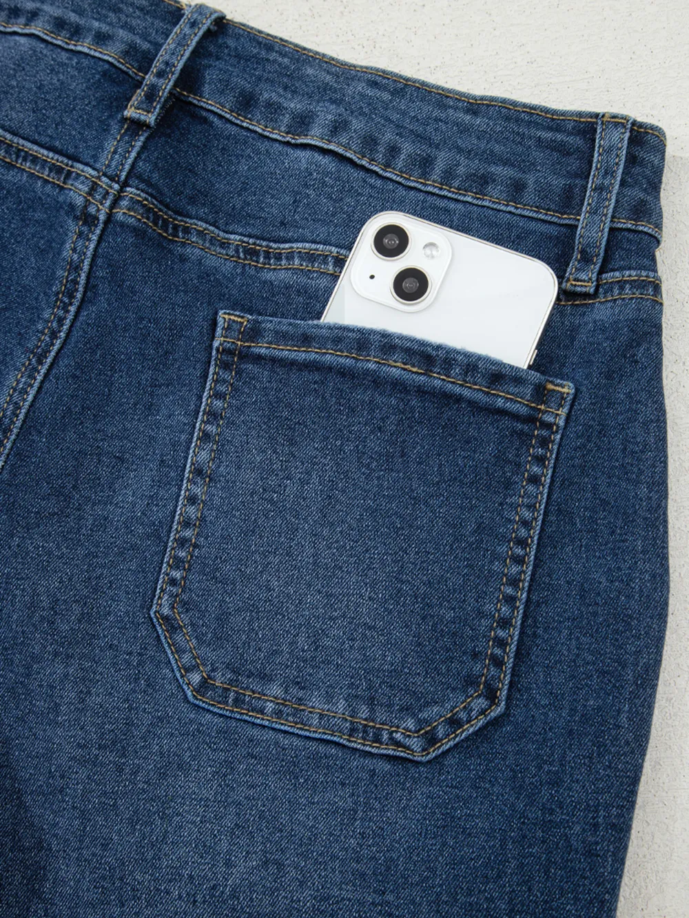 Cropped High Rise Wide Leg Jeans, image 10
