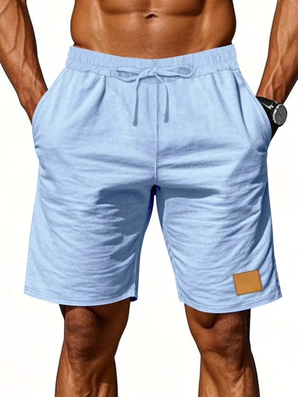 Men's Full Size Casual Drawstring Shorts Plus Size, image 4