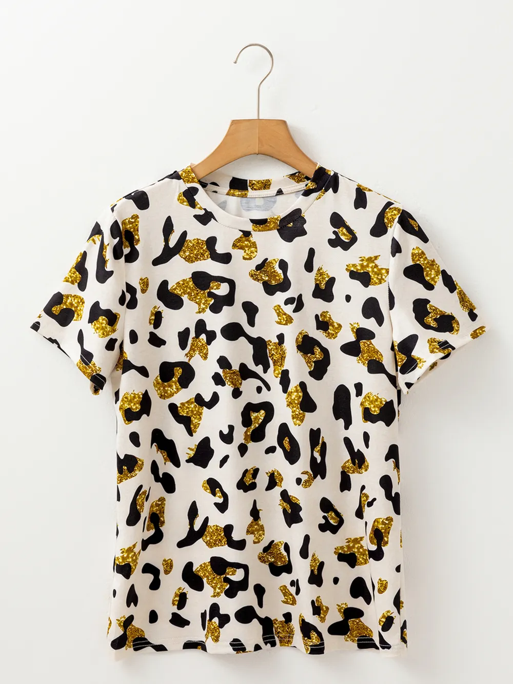 Leopard Print Short Sleeve T-Shirt, image 10