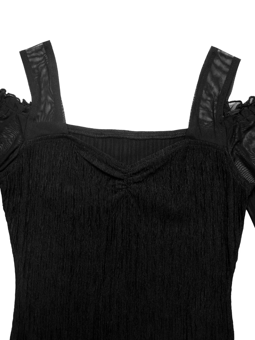 Cold Shoulder Flounce Sleeve Bodysuit, image 9