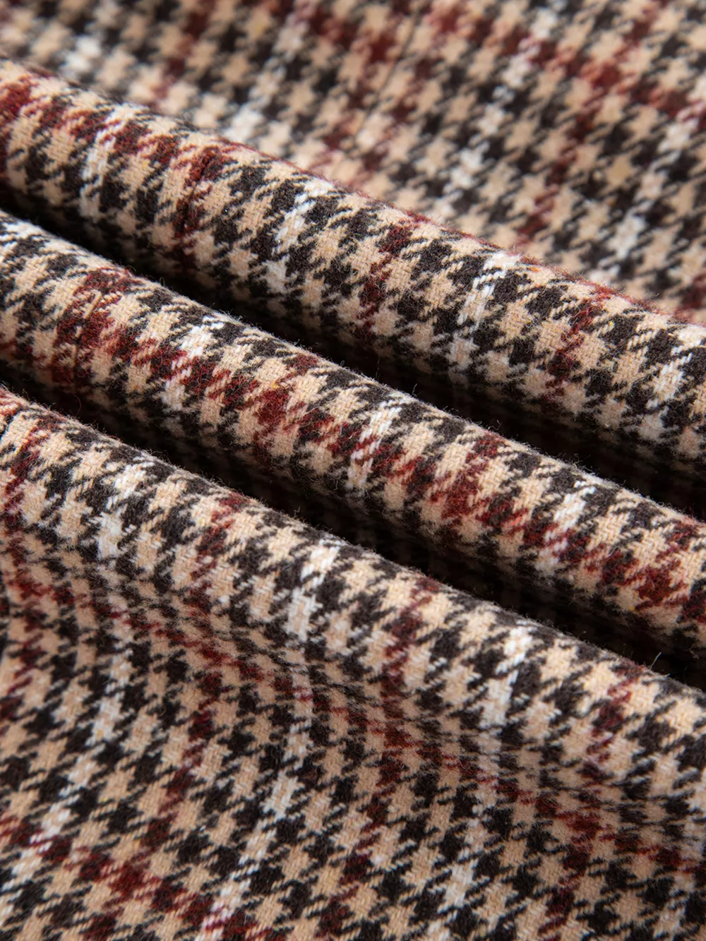 Houndstooth Lapel Collar Blazer, image 12