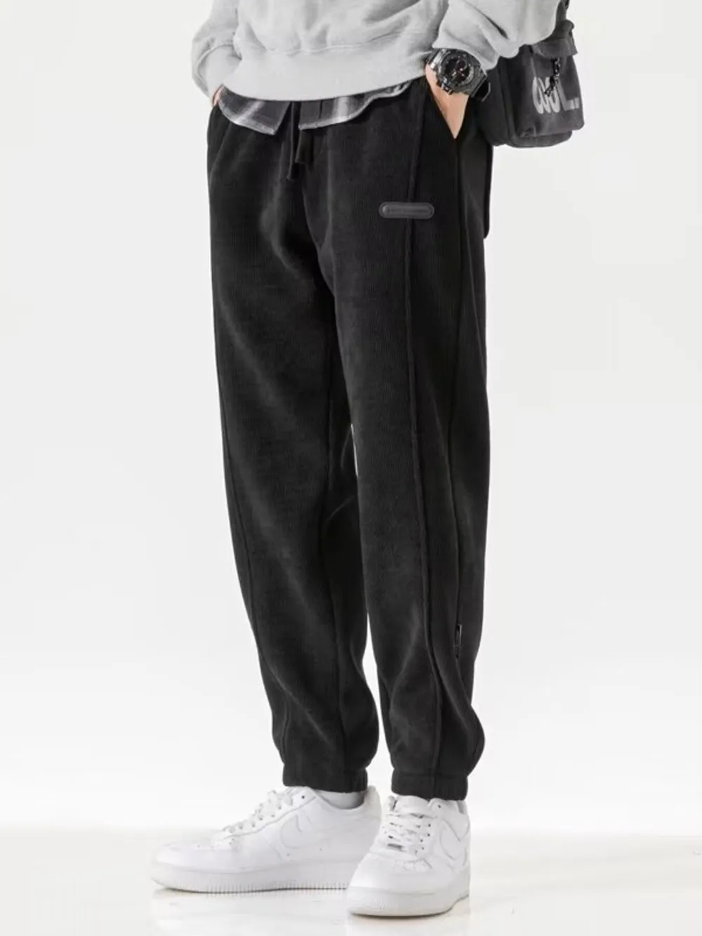 Men's Plus Size Drawstring Loose Fit Joggers