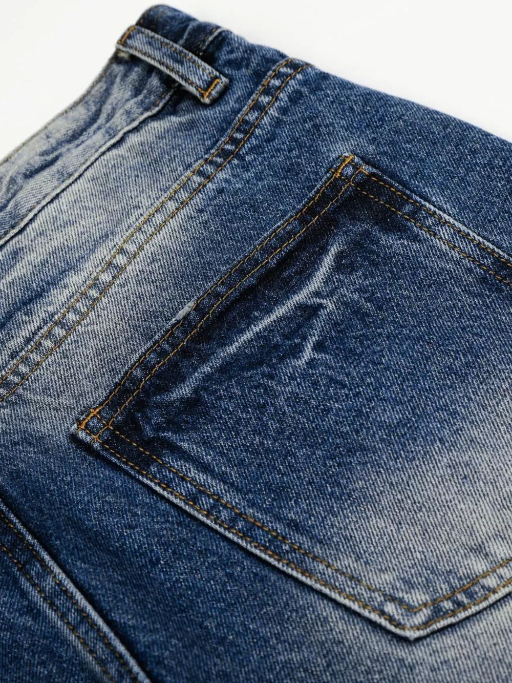 Men's Full Size Vintage Wash Wide Leg Jeans Plus Size, image 15