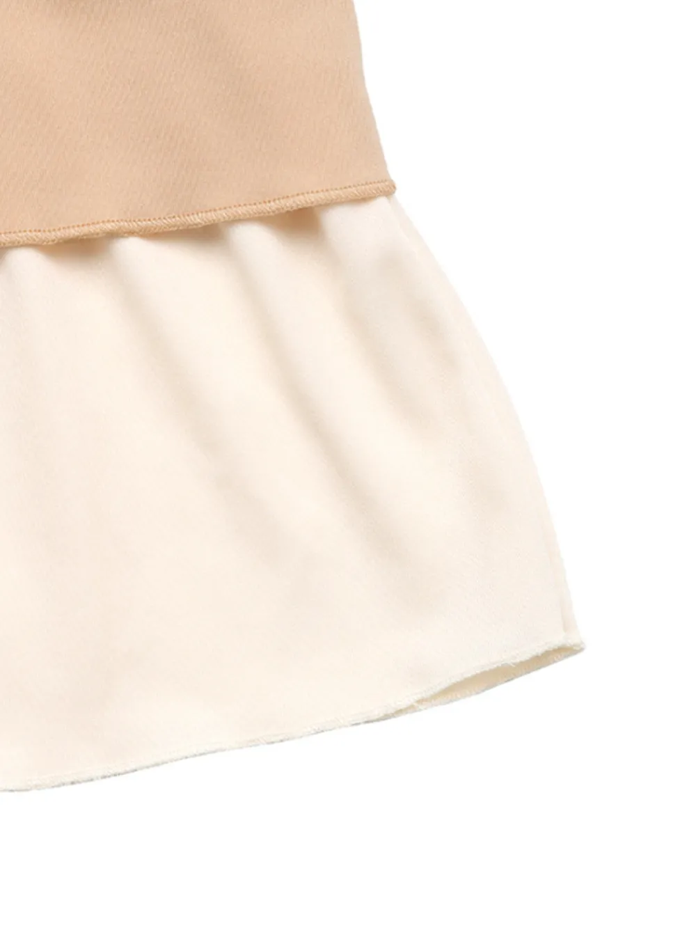 Layered Midi Skirt with Contrast Hem Detail, image 5