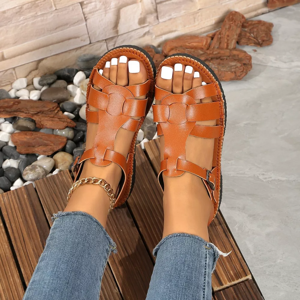 Open Toe Flat Sandals, image 11
