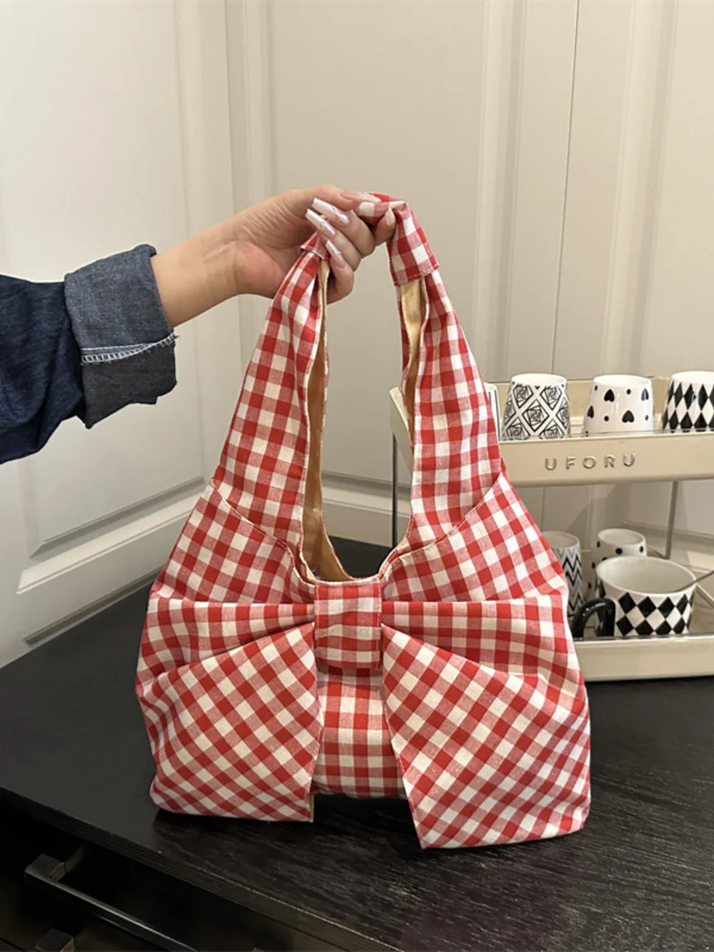 Ruched Bow Shoulder Bag, image 15