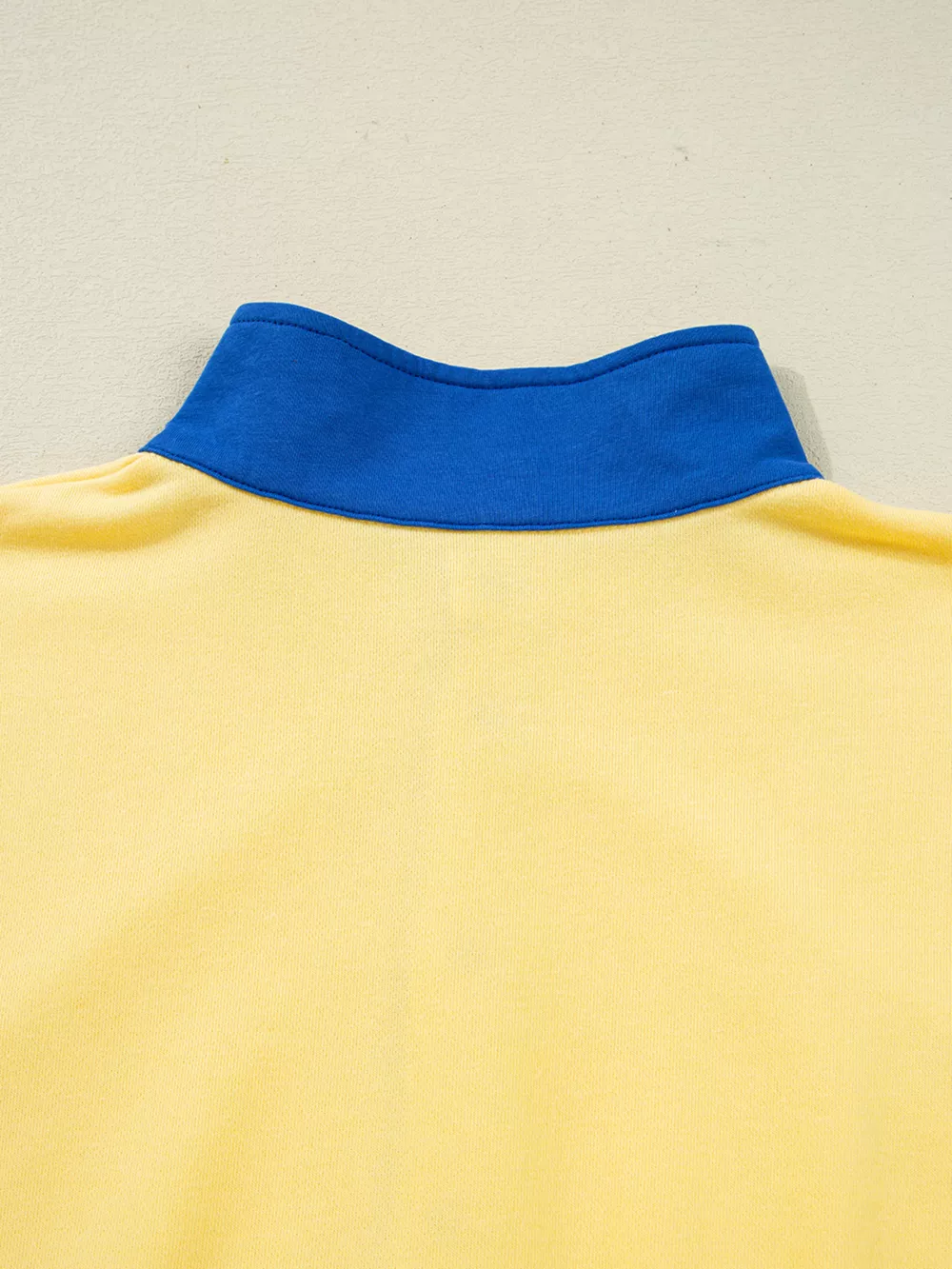 Color Block Patchwork Half Button Top and Shorts 2pcs Set, image 8