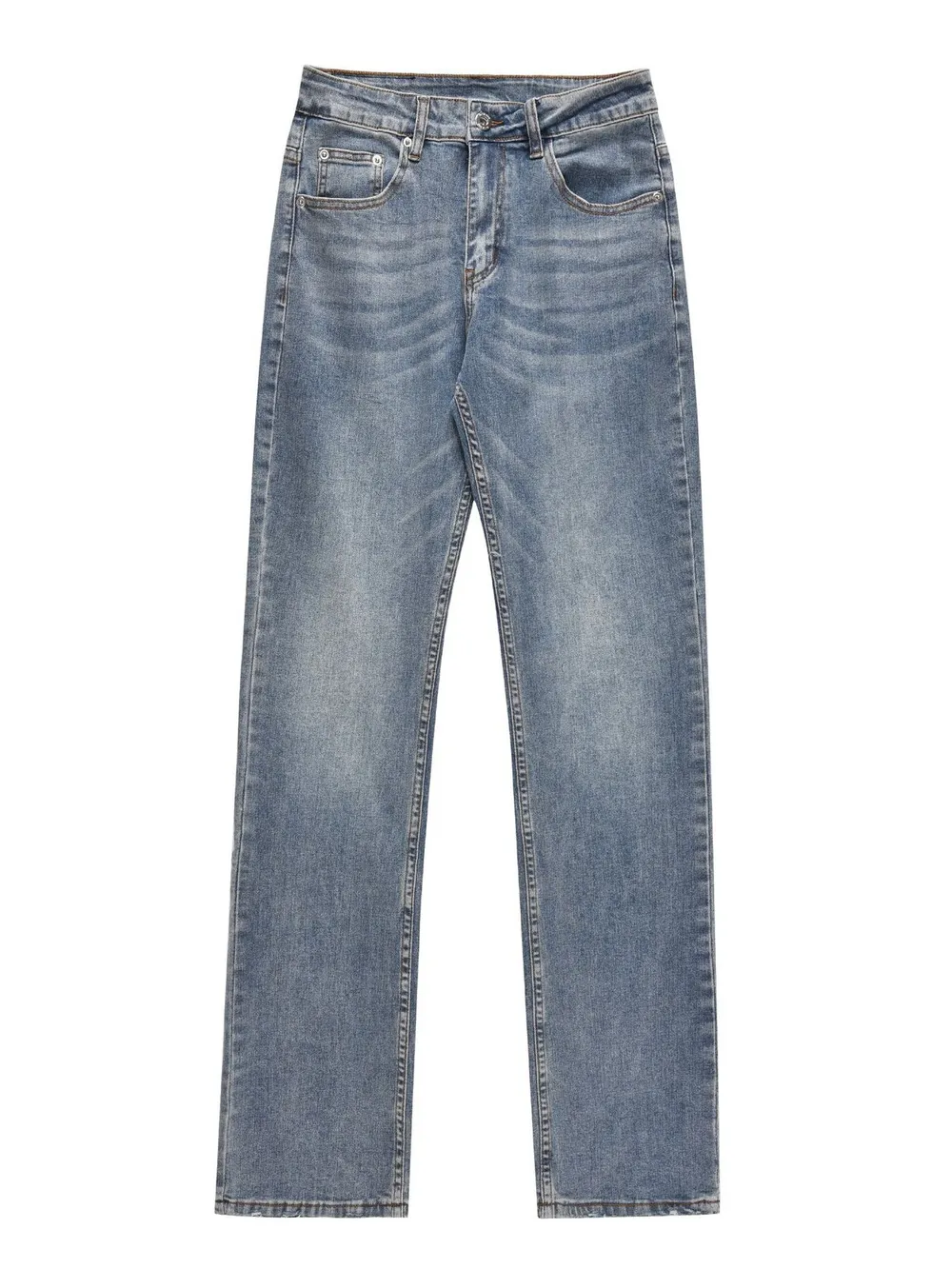 Men's Wash Straight Leg Jeans