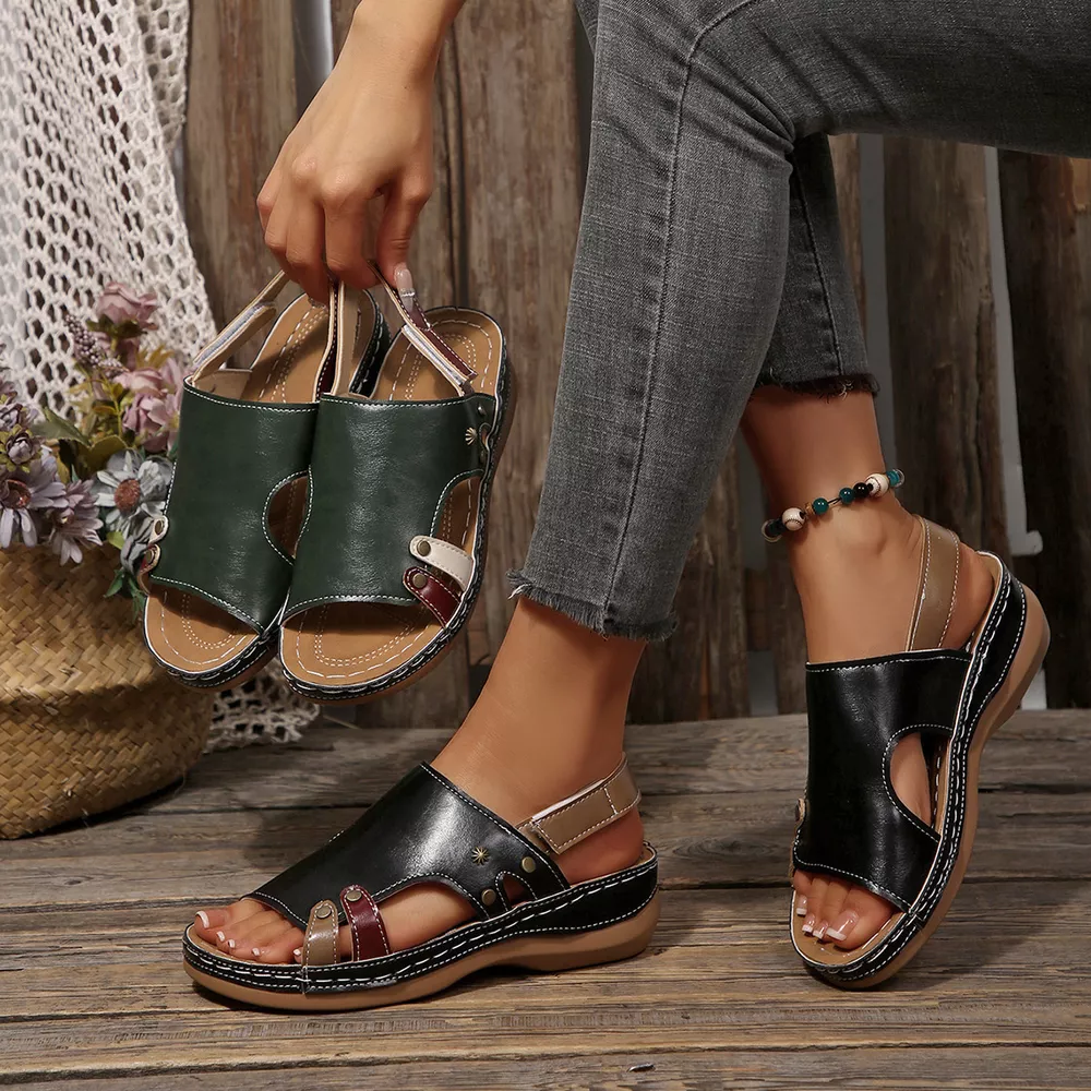 Open Toe Flats Sandals, image 2
