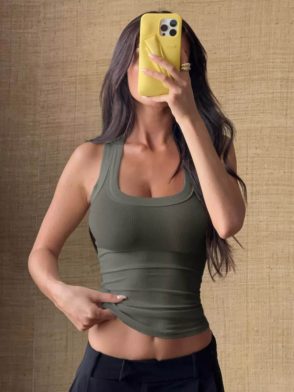 Ribbed Knit Slim Fit Tank, image 5