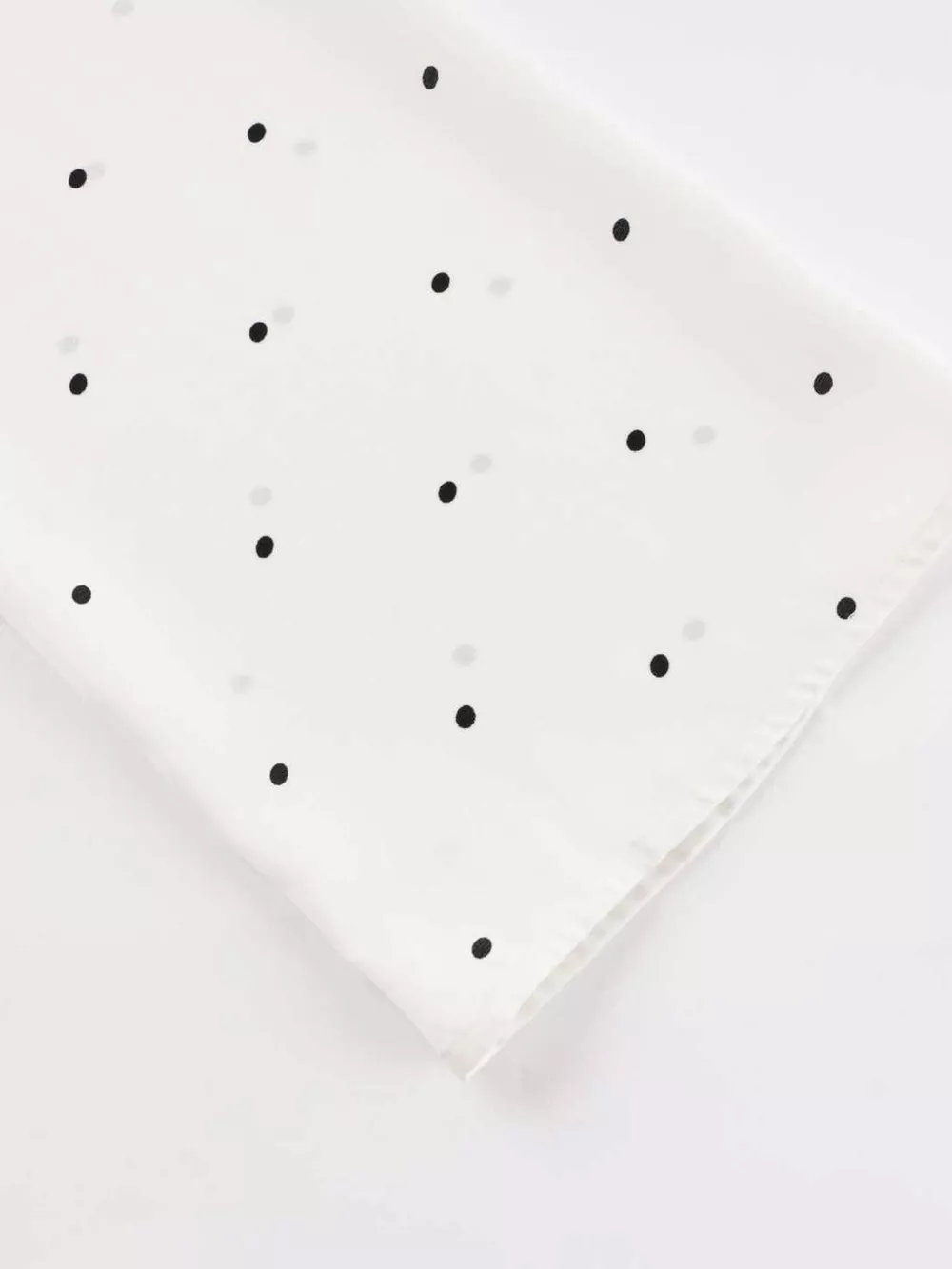 Polka Dot Silk Blouse with Scarf Neck Tie, image 13