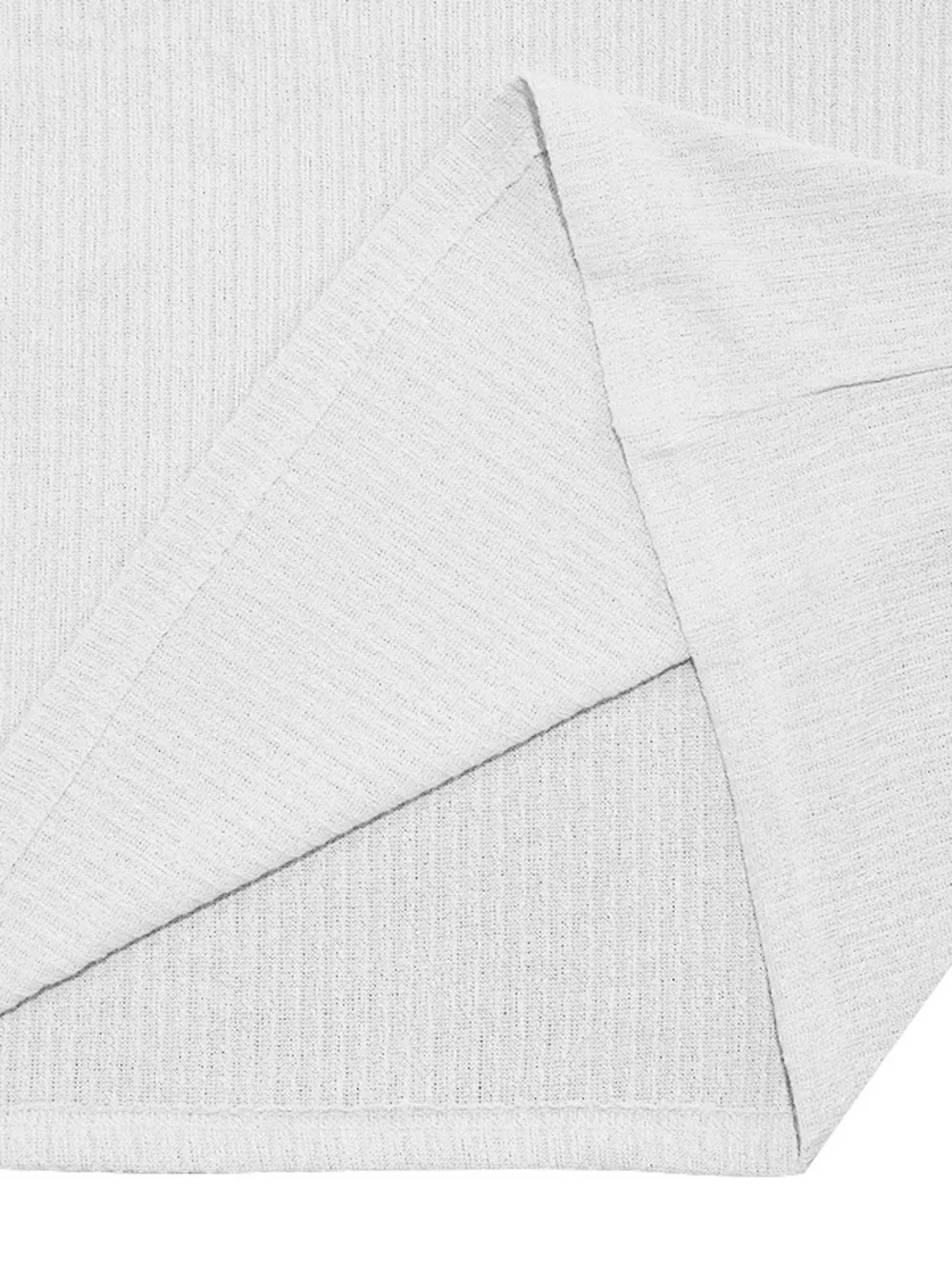 Men's Full Size Ribbed V-Neck T-Shirt Plus Size, image 4