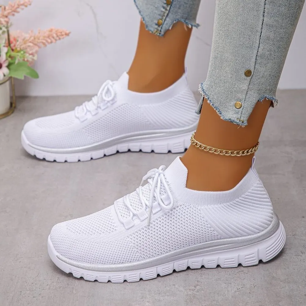 Breathable Mesh Lace Up Athletic, image 12