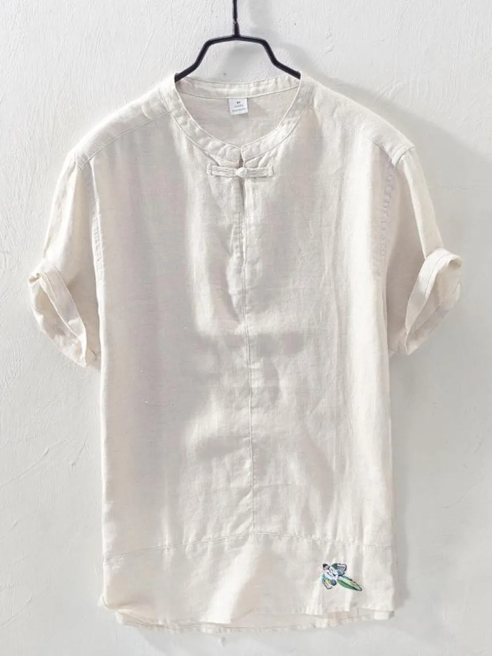 Men's Plus Size Lightweight Short Sleeve Blouse