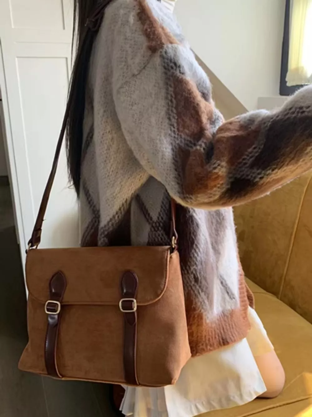 Double Buckle Crossbody Bag, image 5