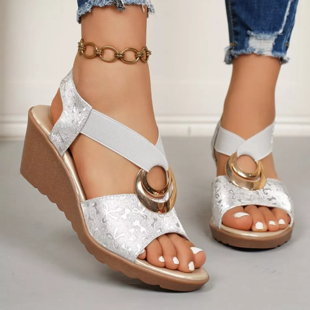 Open Toe Wedge Sandals, image 9