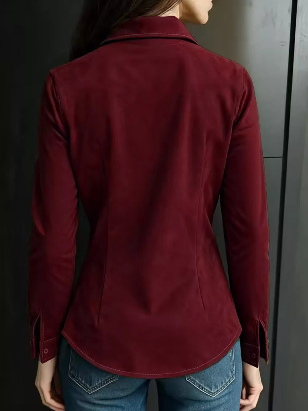 Suede Button-Down Shirt, image 13