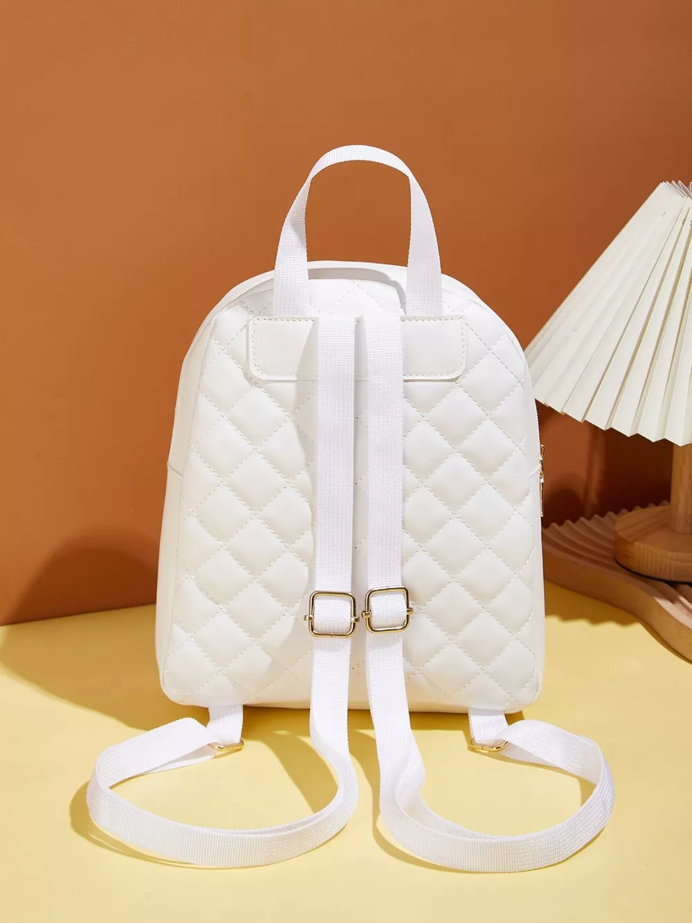 Quilted Lightweight Backpack Bag, image 8