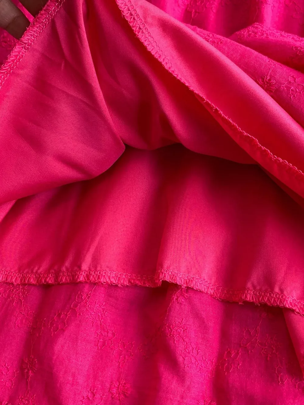 Lace Detail A-Line Midi Dress, image 9