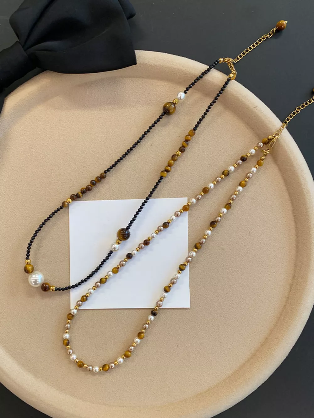 Tiger Eye Adjustable Necklace, image 3