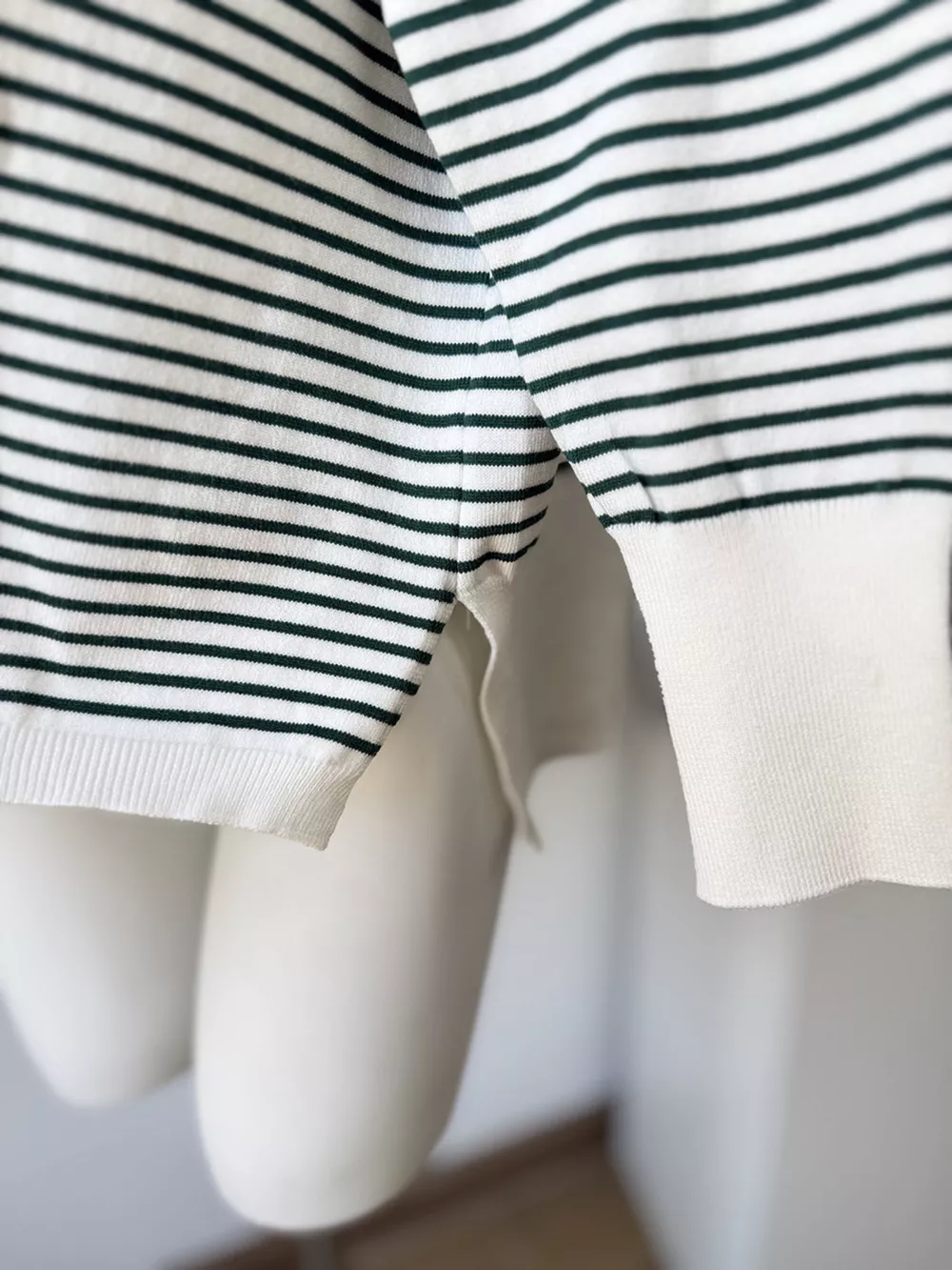 Striped Round Neck Knit Top, image 31