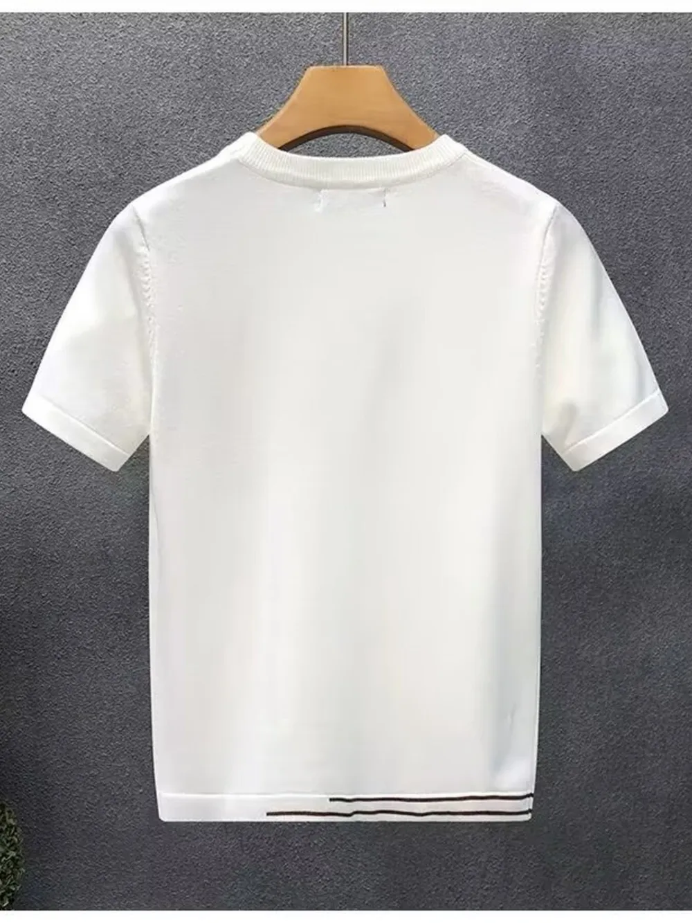 Men's Full Size Round Neck Short Sleeve T-Shirt Plus Size, image 4