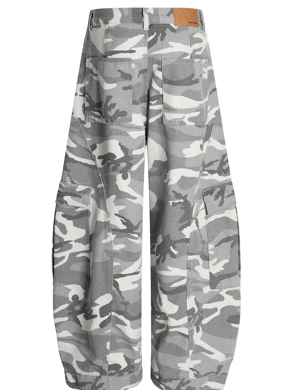 Men's Camo Cargo Wide Leg Jeans, image 3
