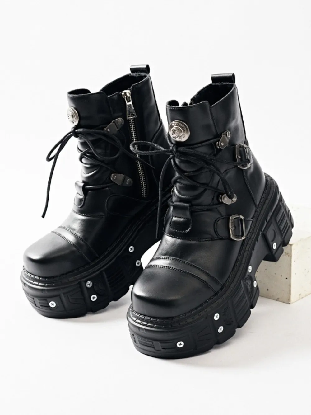 Lace Up Platform Boots, image 2