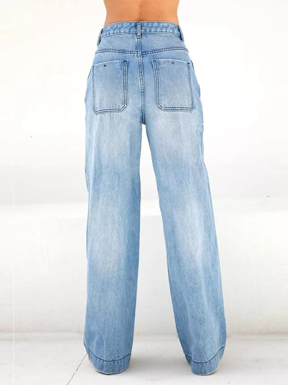 High-Waisted Wide-Leg Jeans, image 2
