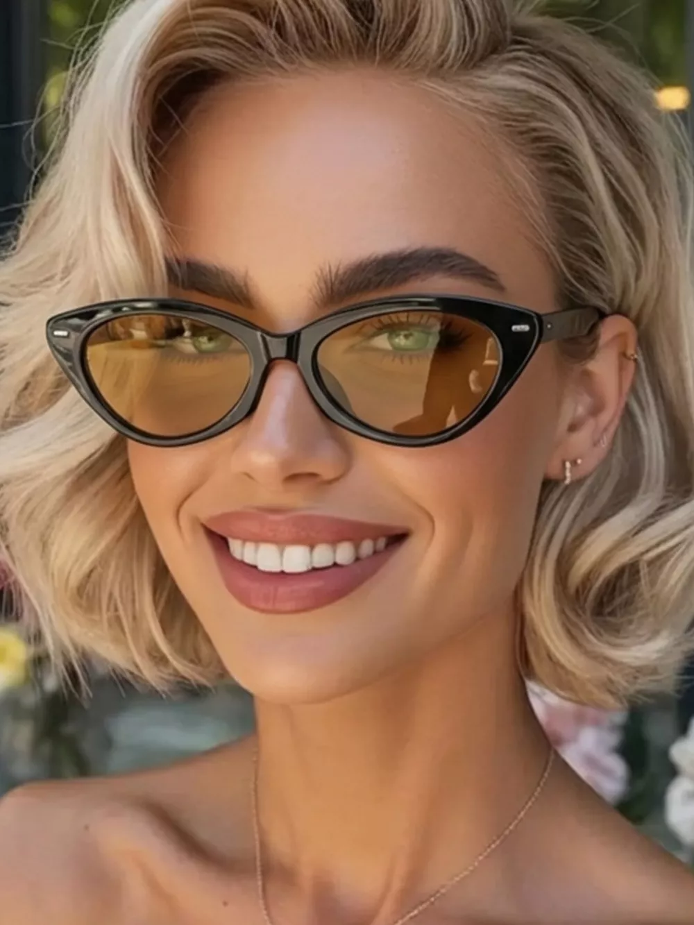 Vintage Cat-Eye Sunglasses, image 2