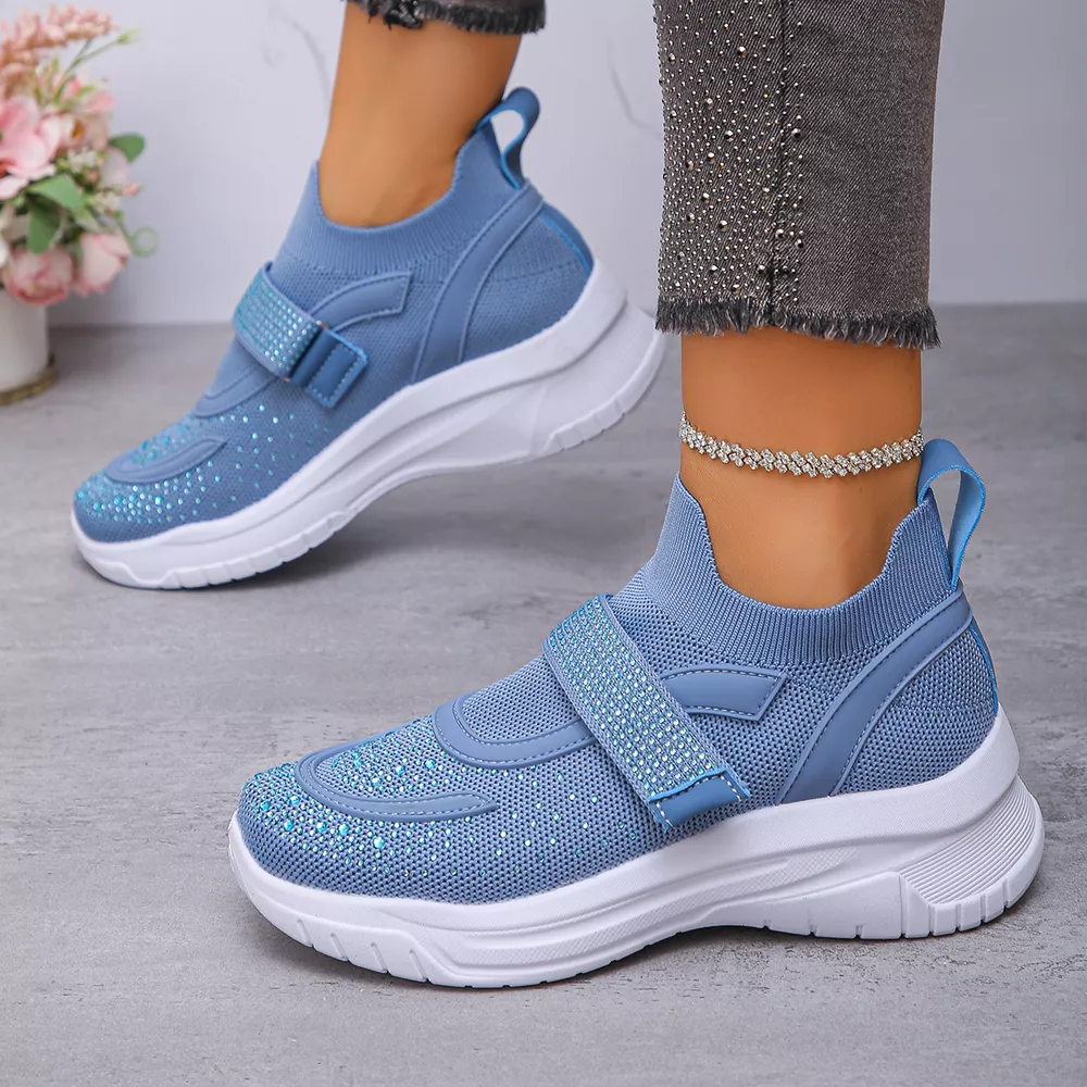 Round Toe Mesh Sneakers, image 9