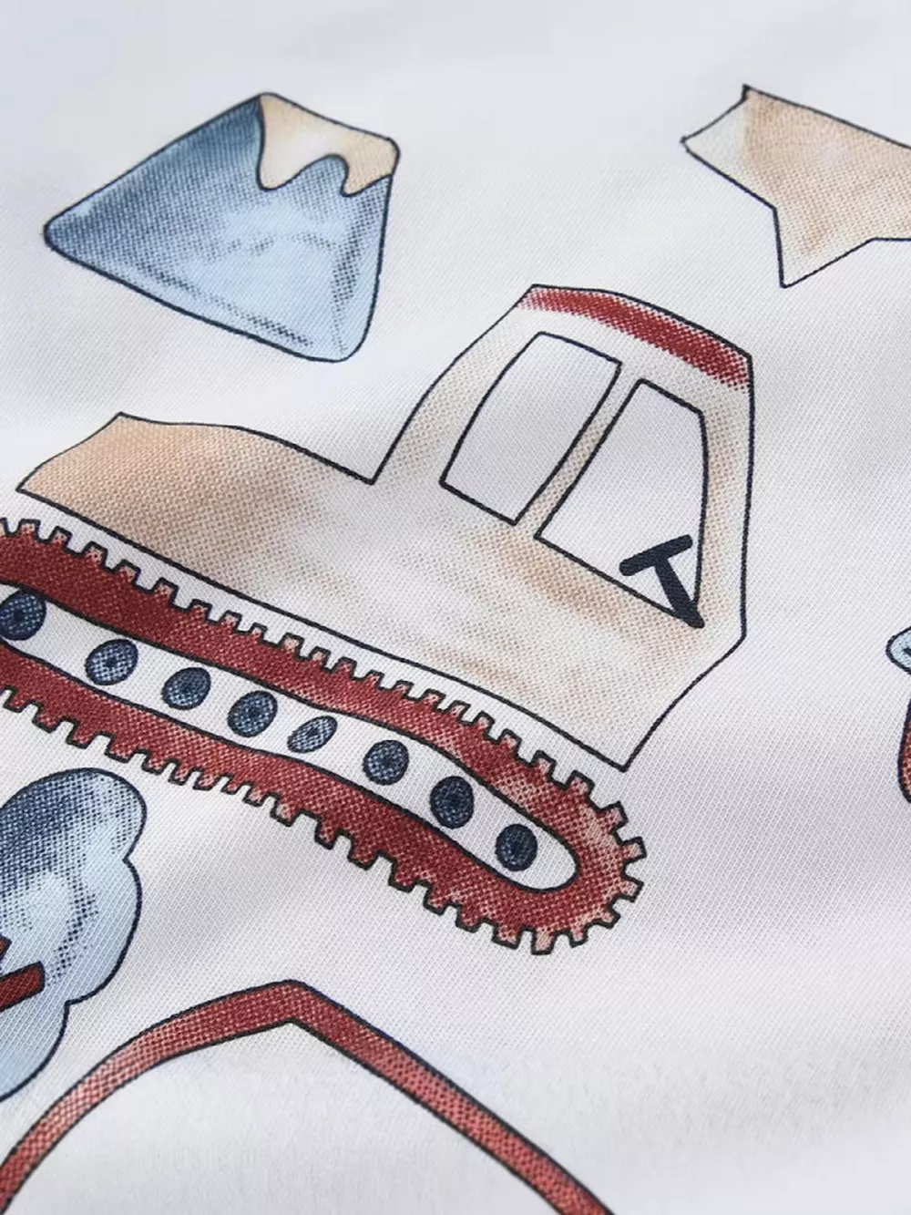 Children's Cartoon Truck Print Short Sleeve T-Shirt, image 4