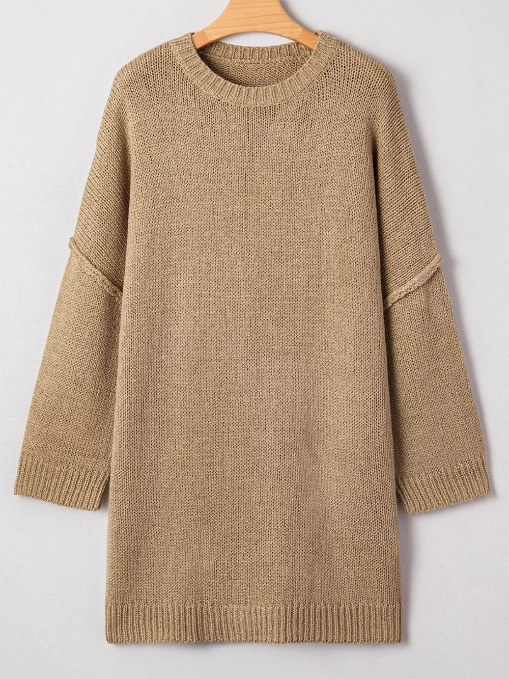 Oversize Drop Shoulder Slouchy Sweater Dress, image 9