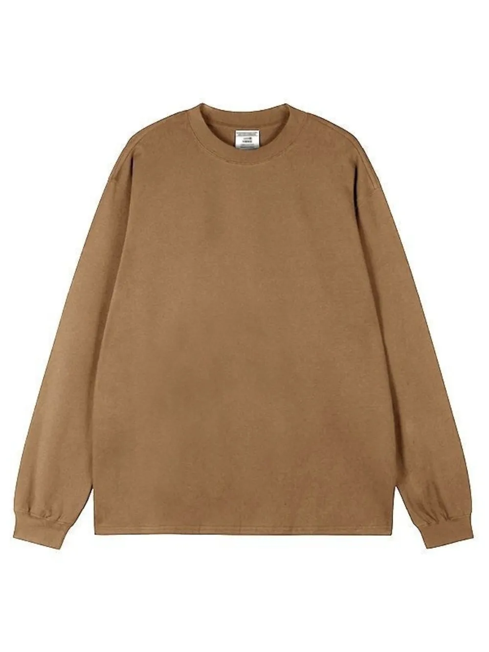 Men's Plus Size Round Neck Long Sleeve T-Shirt, image 5