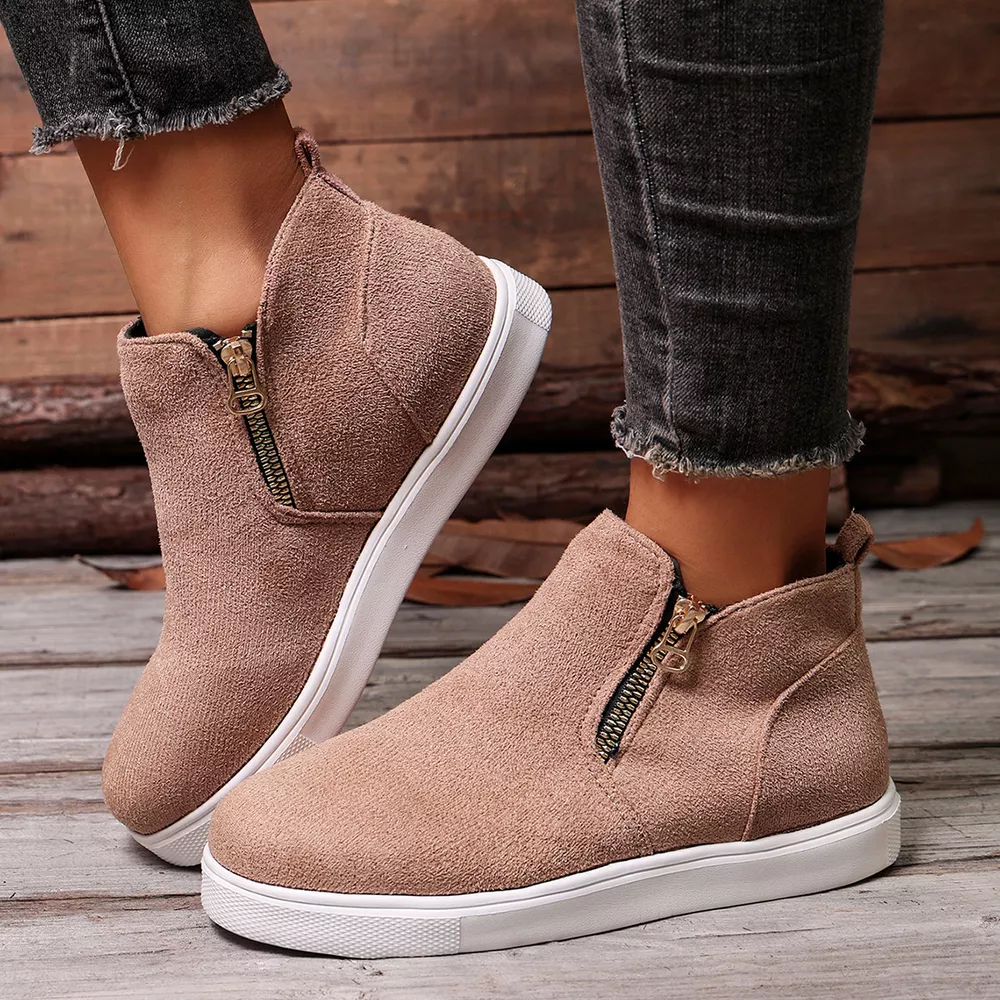 Round Toe Ankle Boots, image 6