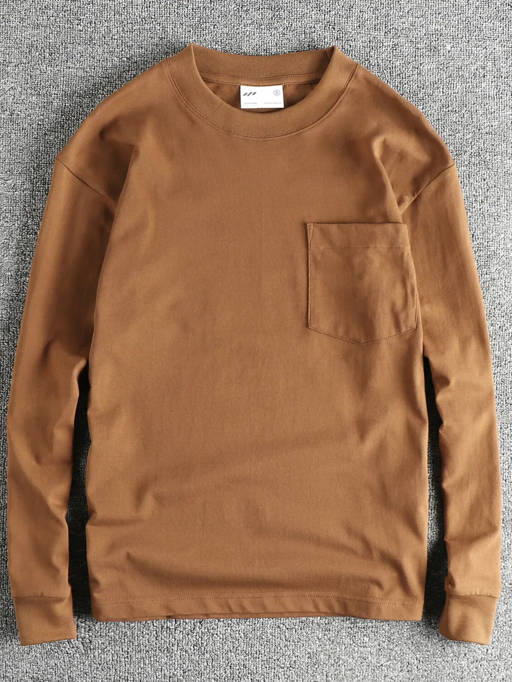 Men's Long Sleeve Pocket T-Shirt, image 4