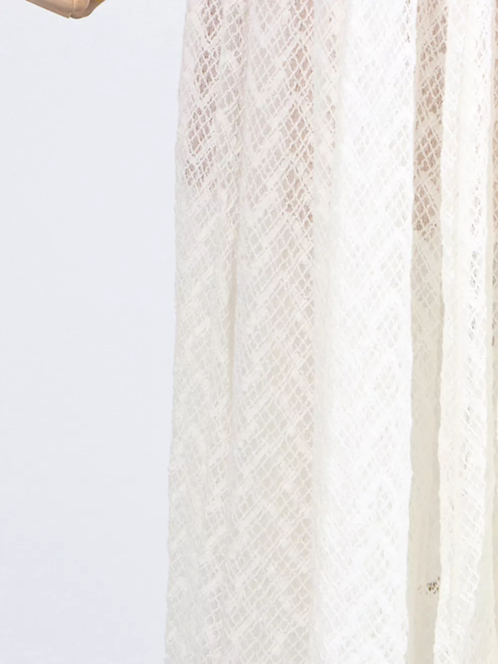 Lace Mock Neck Long Sleeve Maxi Dress, image 14