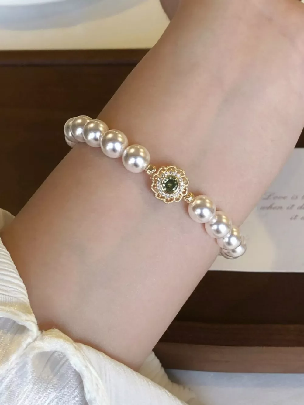 Pearl Flower Bracelet, image 4