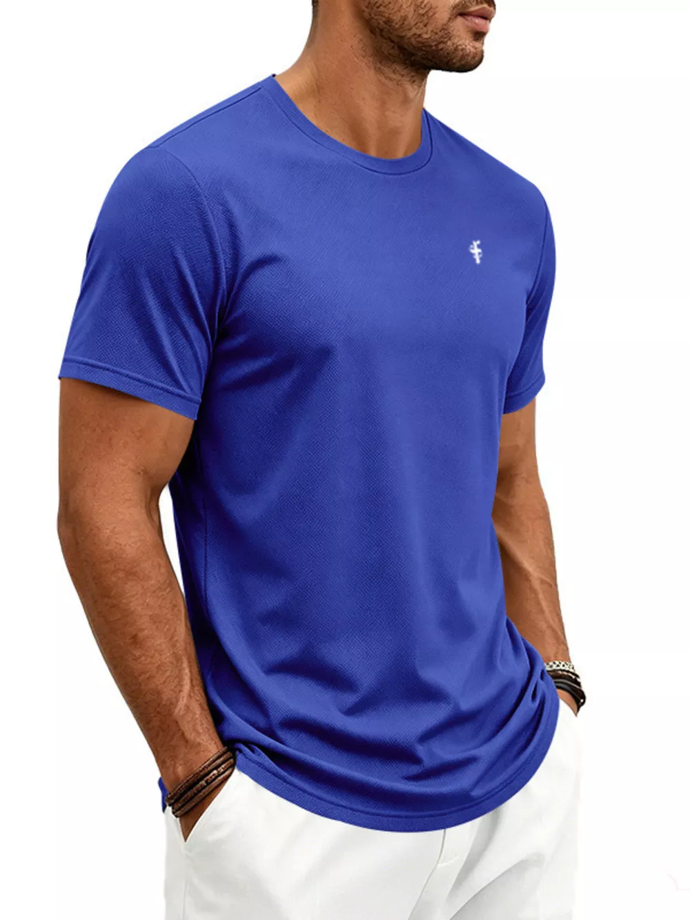 Men's Full Size Classic Fit Crew Neck T-Shirt Plus Size, image 7