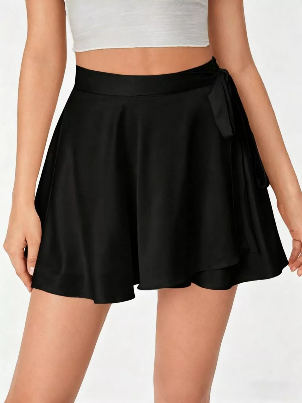 Elastic Waist Mini Skirt, image 2