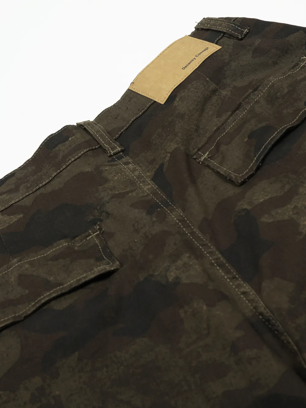 Men's Camouflage Cargo Wide Leg Shorts, image 11