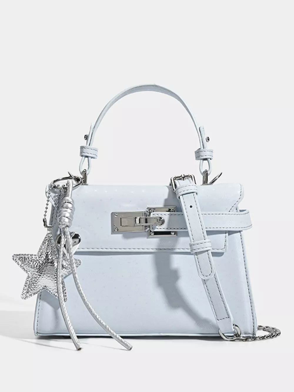 Buckle Leather Handbag, image 4