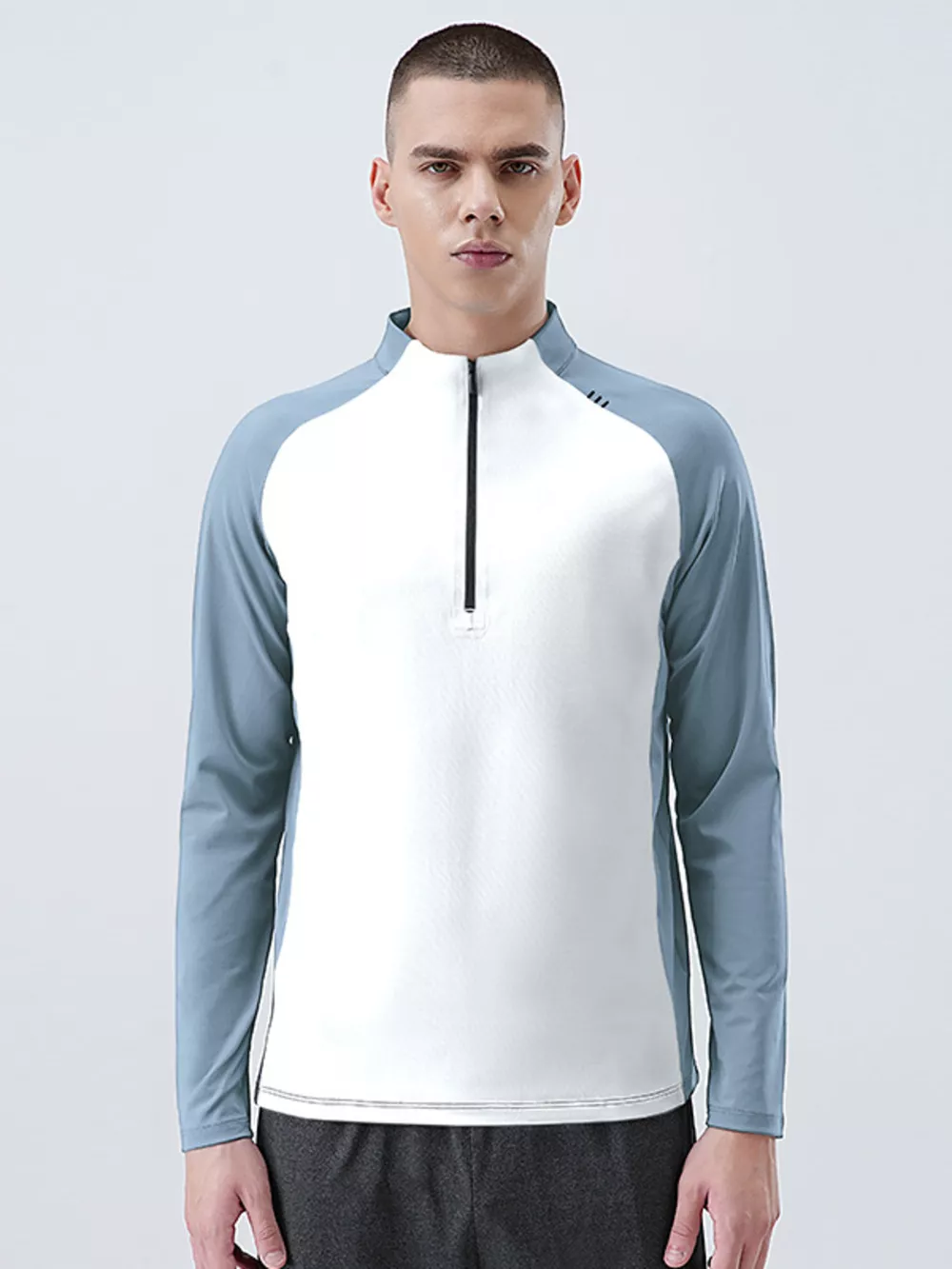 Men's Plus Size Long Sleeve Quick-Dry Active T-Shirt, image 5