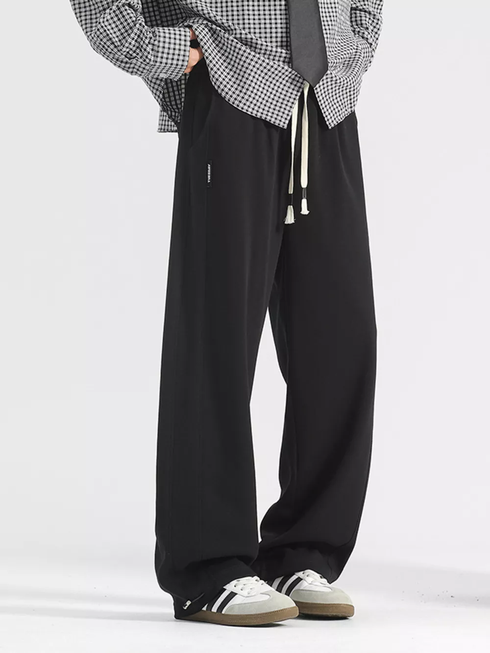 Men's Plus Size Casual Loose-Fit Drawstring Pants, image 5