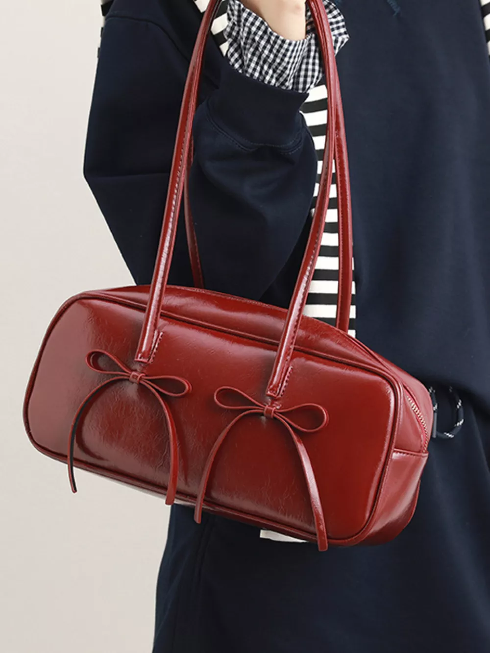 Bow Decor Shoulder Bag, image 2