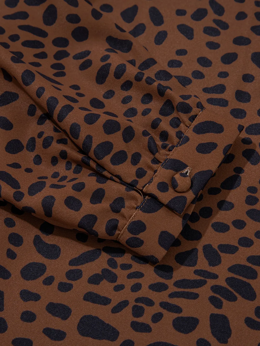 Leopard Print Ruffled Puff Sleeve Blouse, image 6