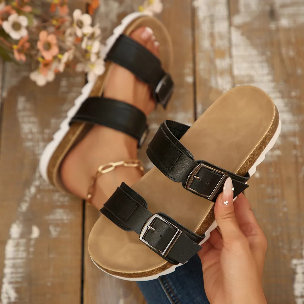 Open Toe Flats Sandals, image 6