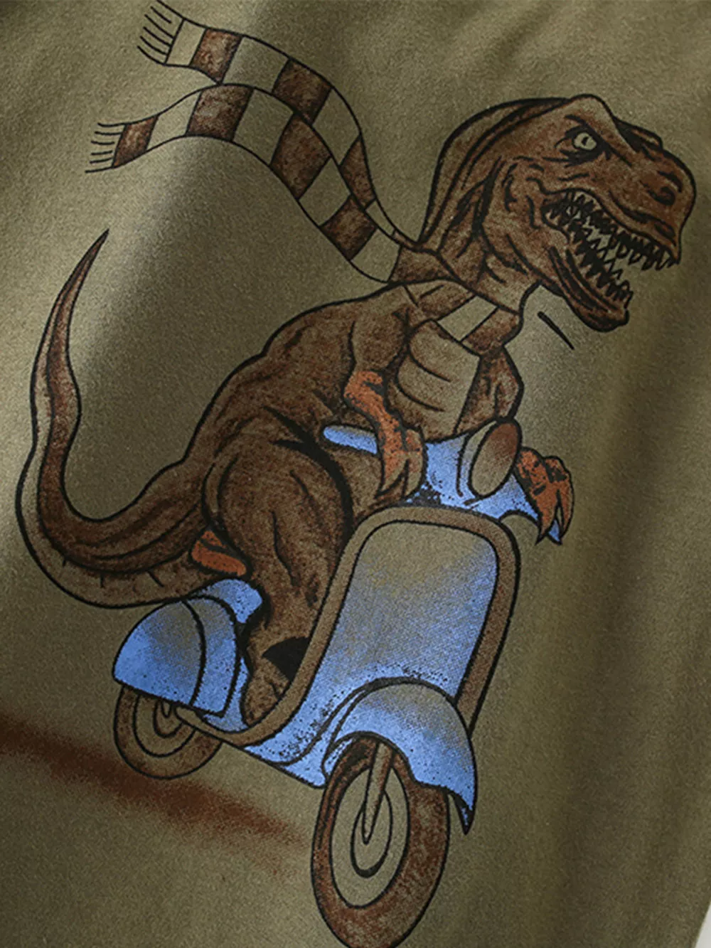 Children's Dinosaur Graphic Raglan Sleeve T-Shirt, image 5