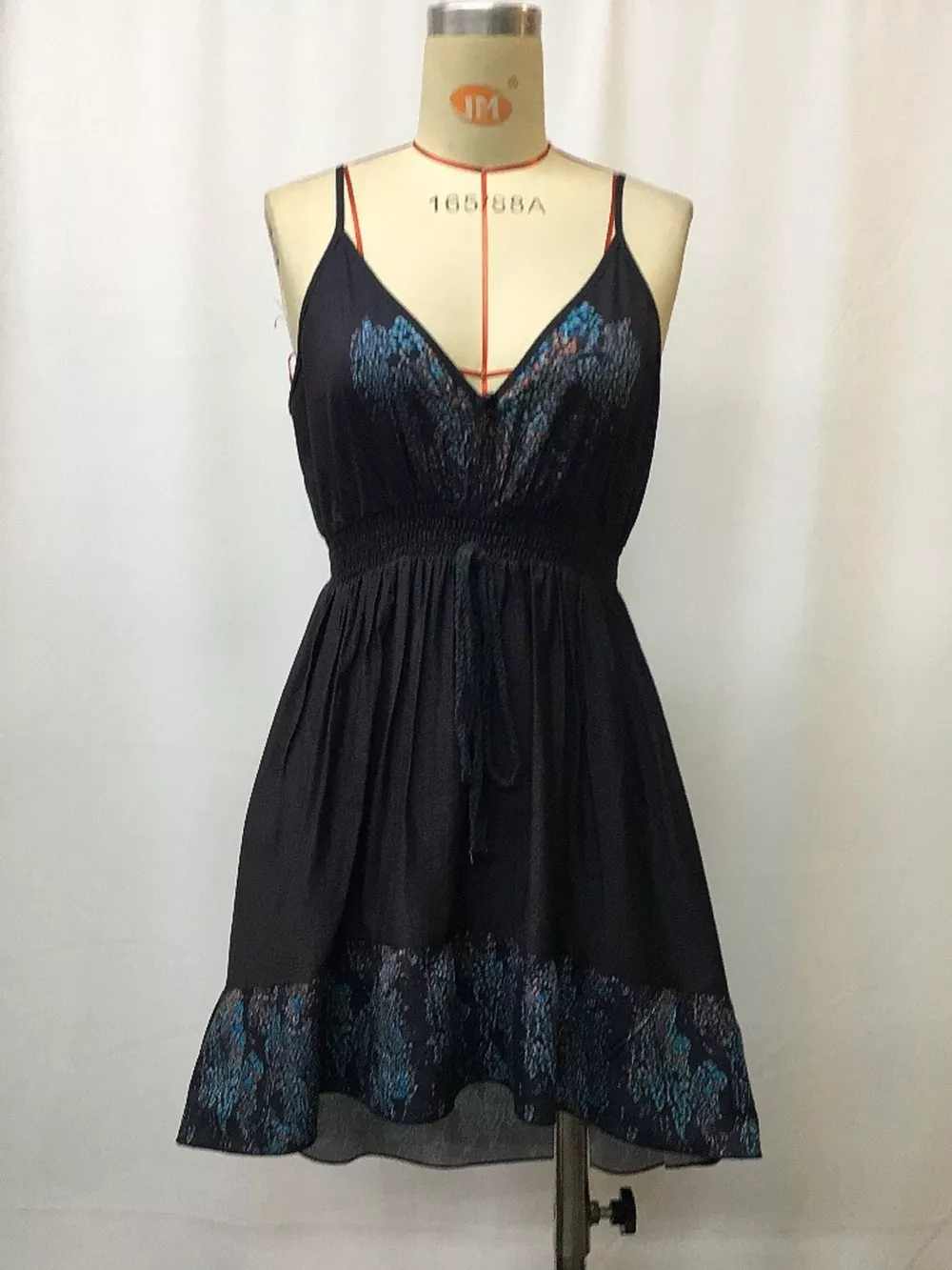 V-Neck Floral Mini Cami Dress, image 4